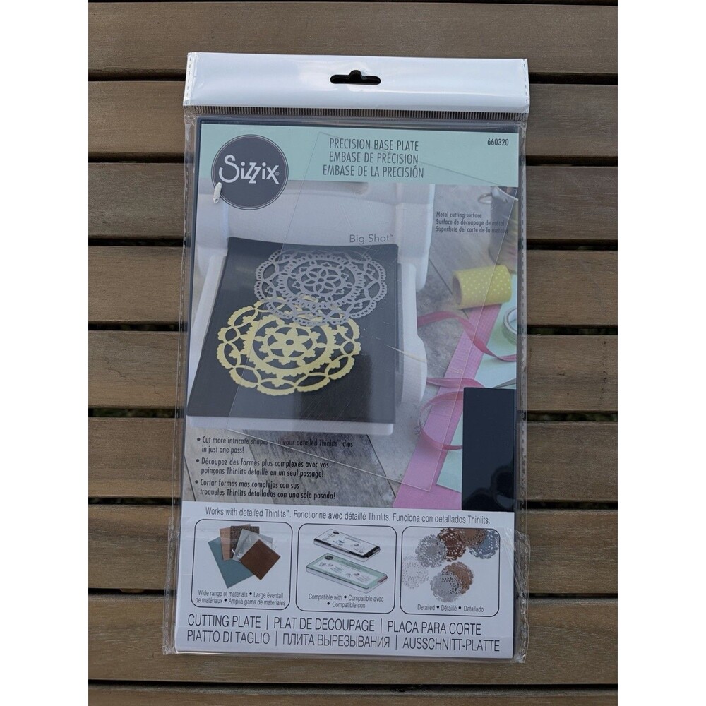 Sizzix PRECISION BASE PLATE metal surface for detailed cutting #660320 - New